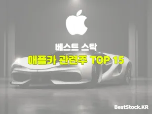 애플카 관련주 TOP 15