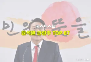 윤석열 관련주 TOP 87