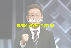 이재명 관련주 TOP 55