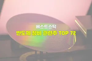 반도체 장비 관련주 TOP 72