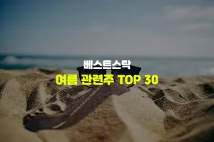 여름 관련주 TOP 30