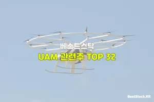 UAM(도심형 항공 모빌리티) 관련주 TOP 32